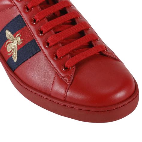 teni gucci hombre|zapato Gucci rojo.